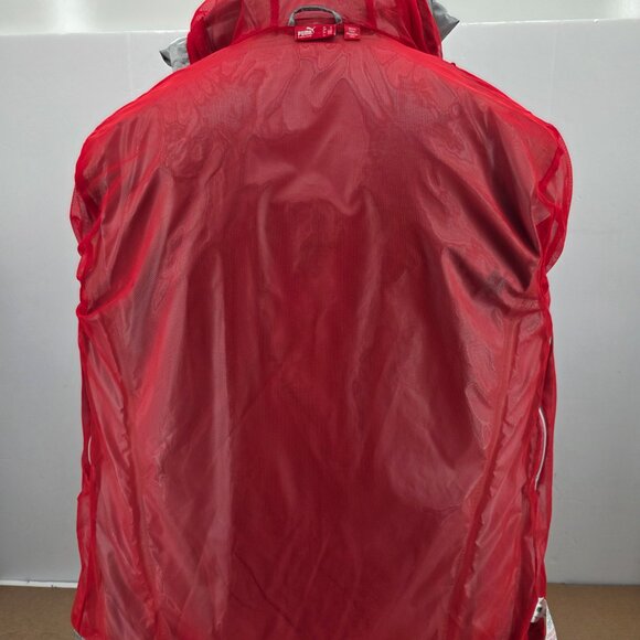 Puma Red Bull Racing Team Rain Silver Vintage Jacket Men’s Sz Medium - Picture 10 of 15